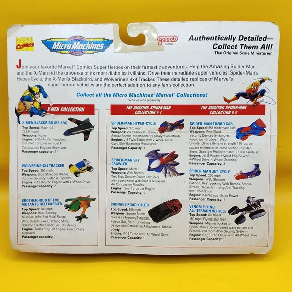 1993 Micro Machines The Amazing Spider-Man #2 Collection NEW - Picture 2 of 4